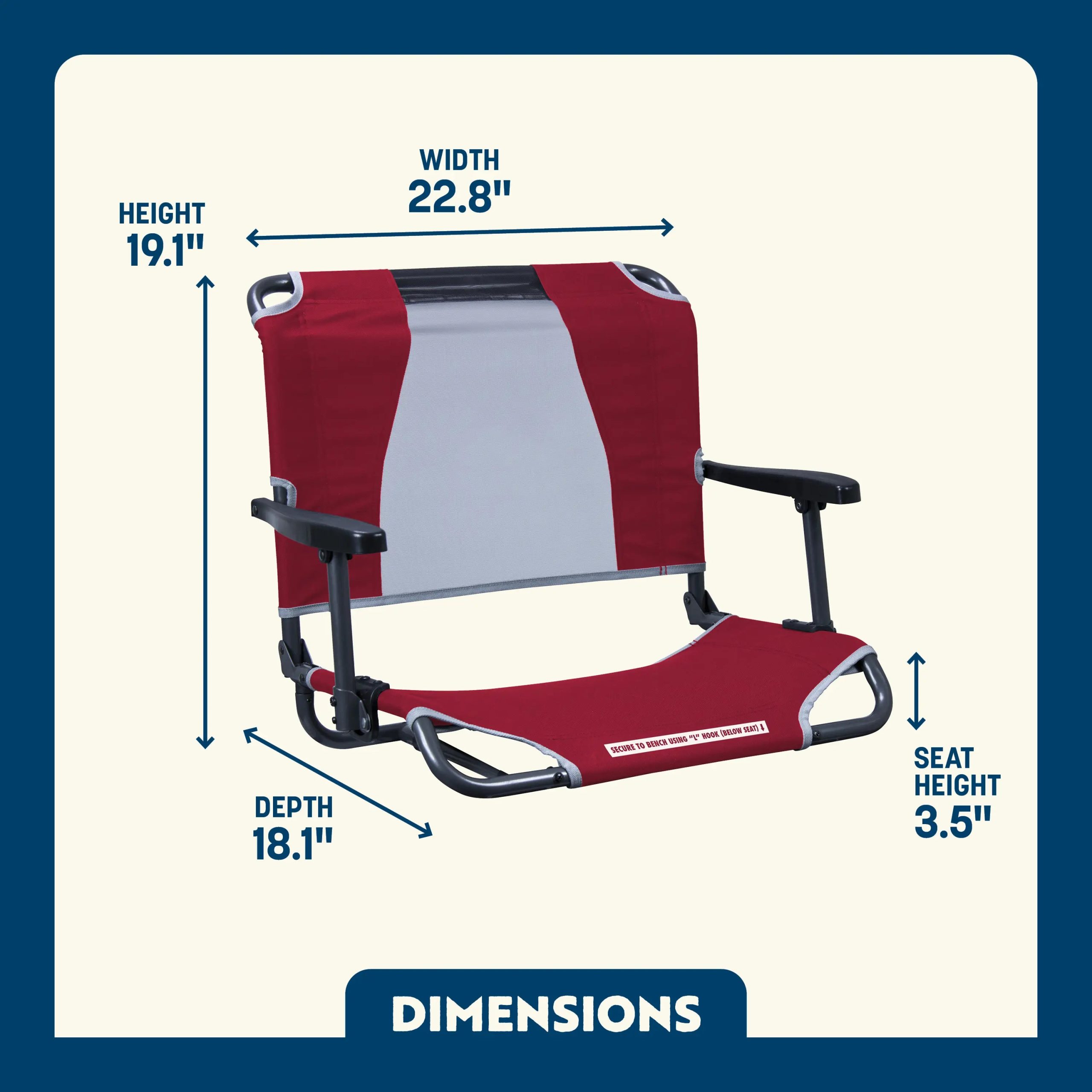 Big Comfort Stadium Chairâ„¢ with Armrests - Image 16