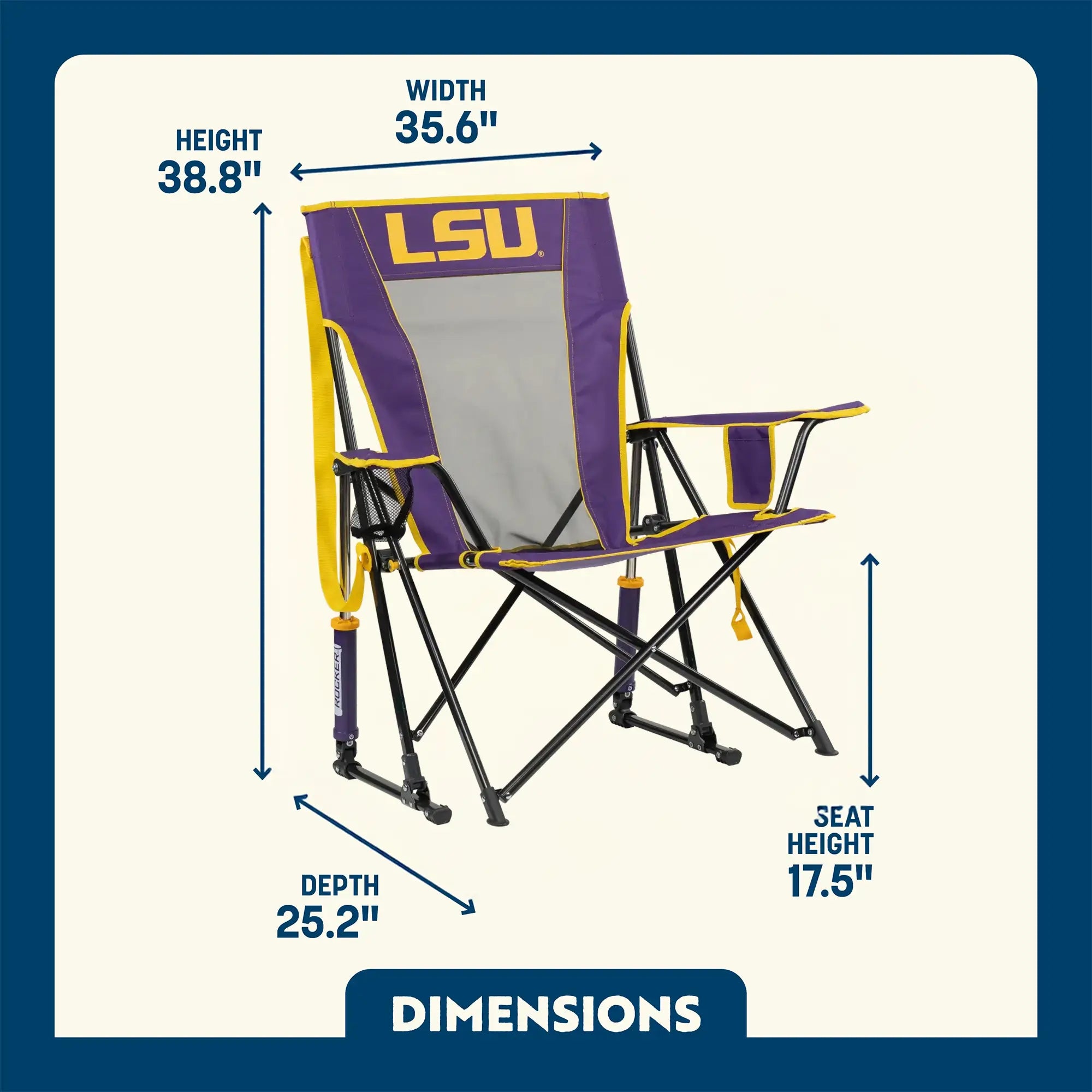 Comfort Pro Rocker™ - LSU Tigers - Image 9