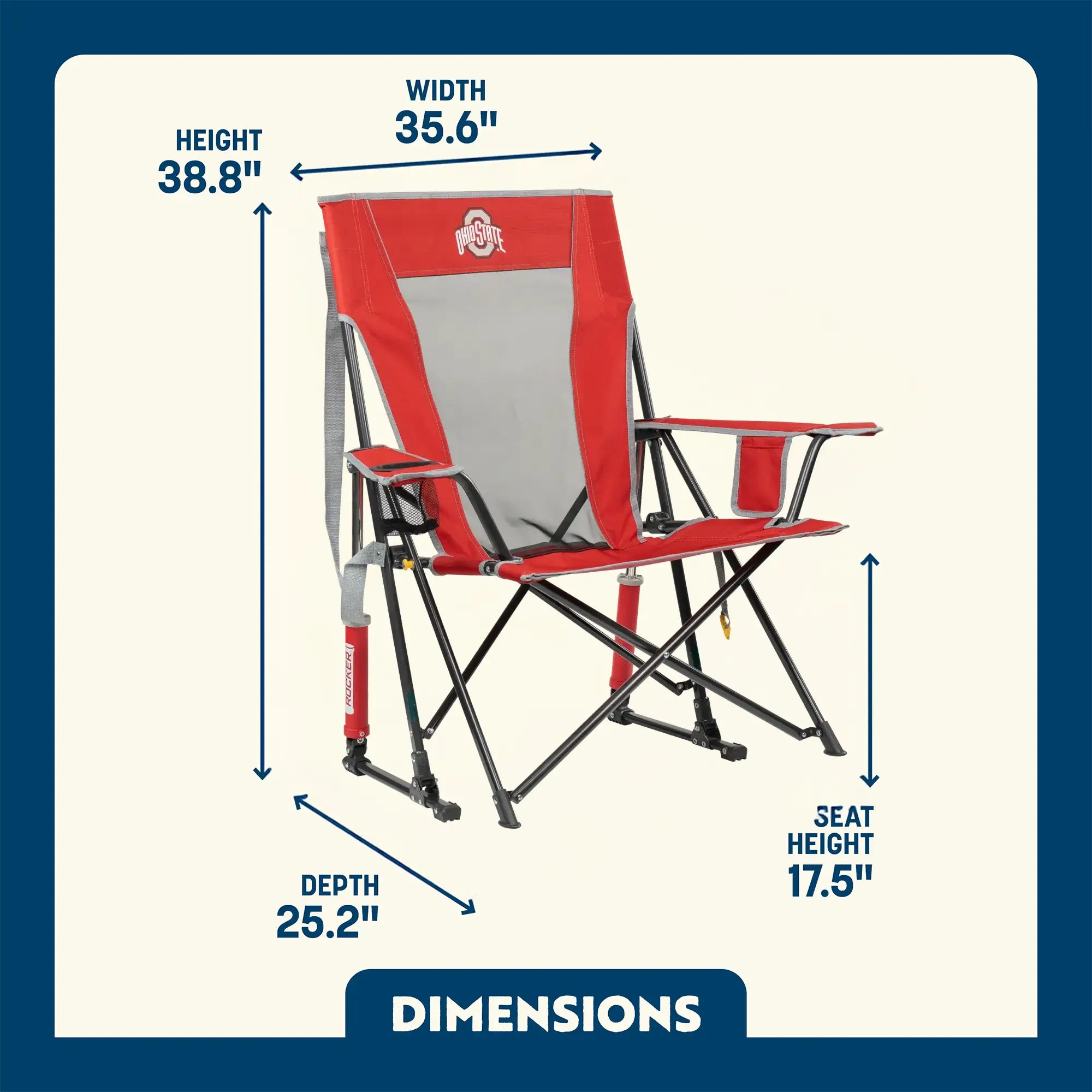 Comfort Pro Rocker™ - Ohio State Buckeyes - Image 9