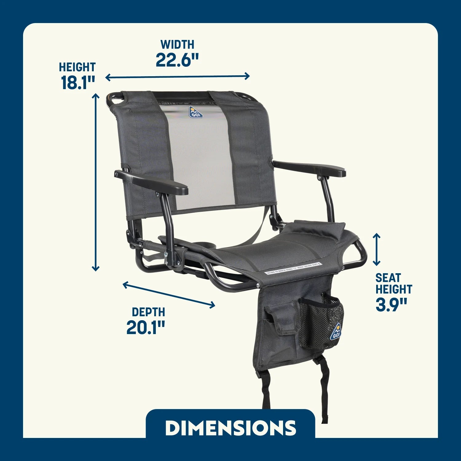 Big Comfort Stadium Chairâ„¢ with Armrests 2.0 - Image 10