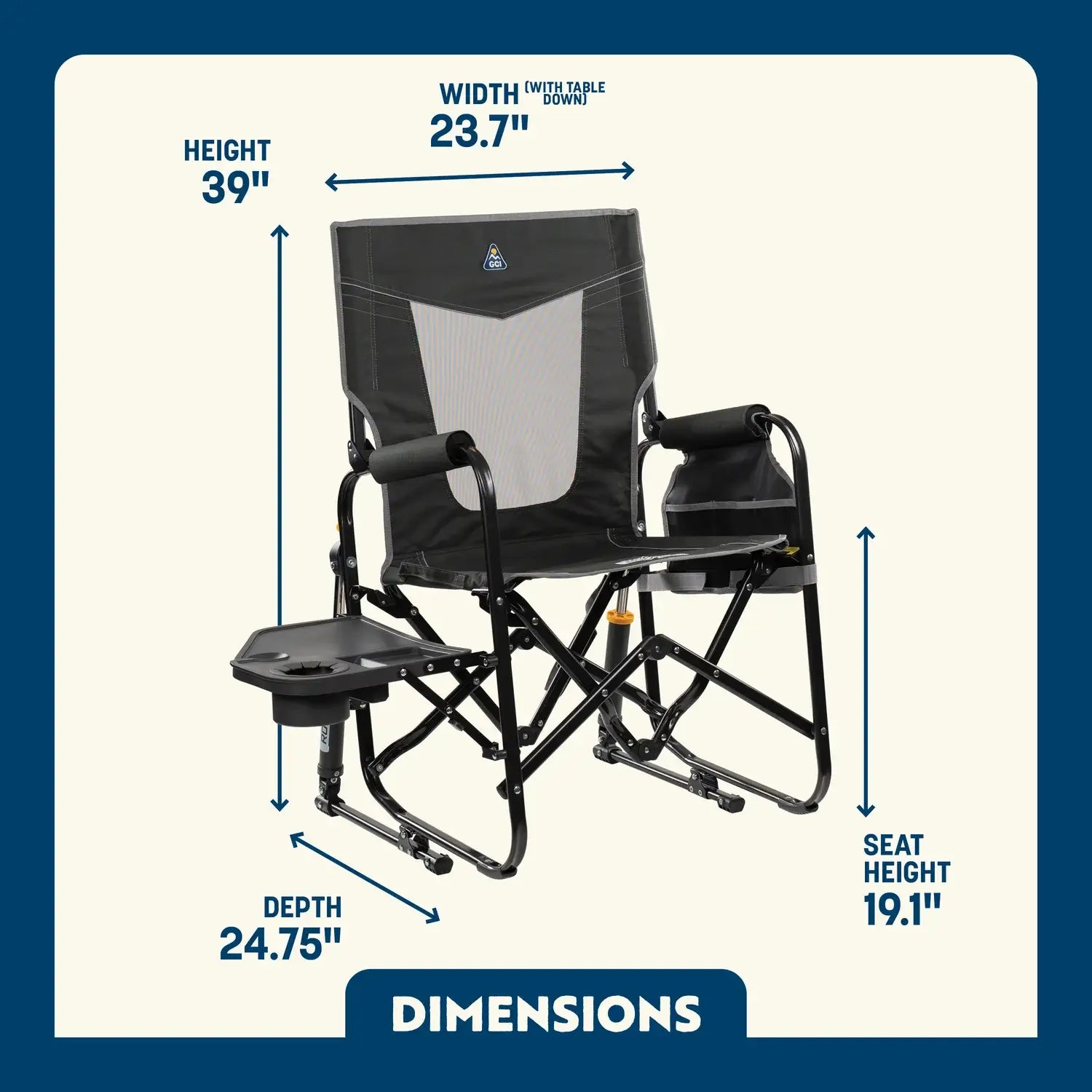 Stowaway Rockerâ„¢ with Side Table - Image 13